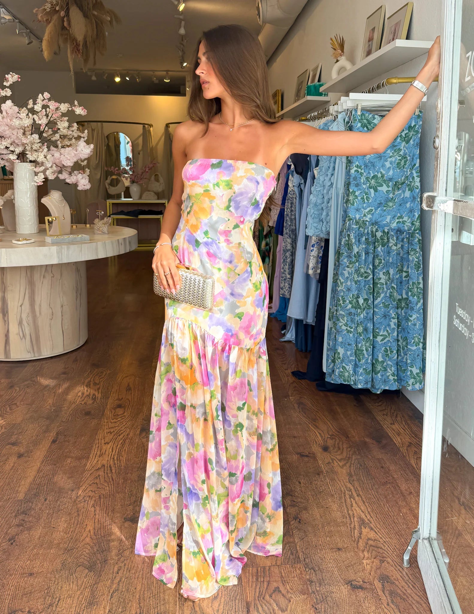 Filo Floral Kleid