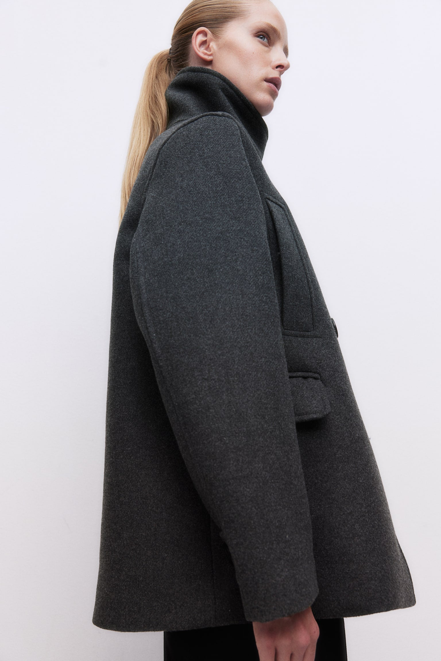 Jacke mit Stehkragen