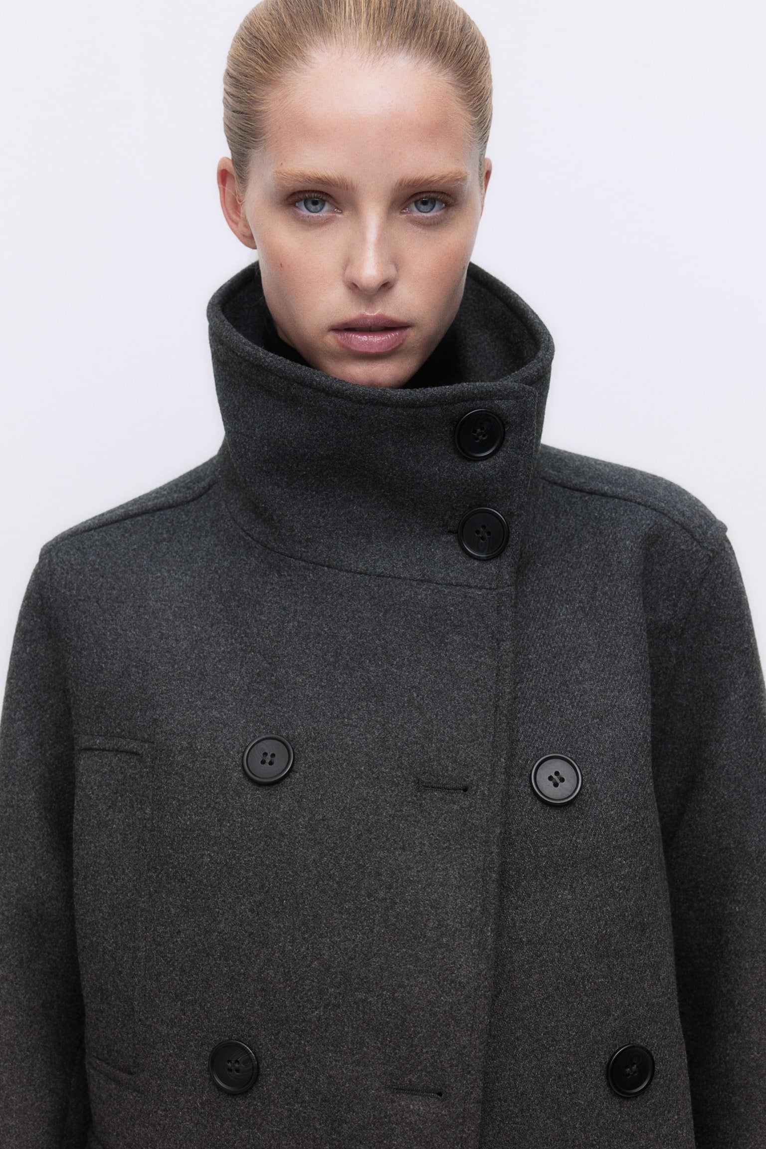 Jacke mit Stehkragen
