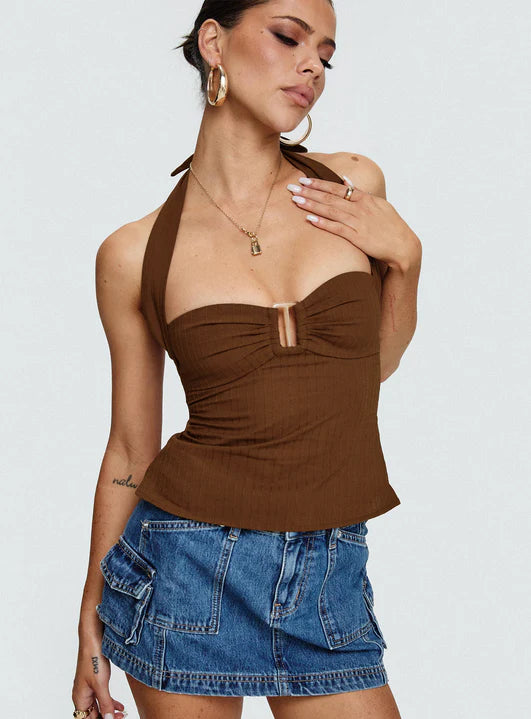 Isa Halter Top