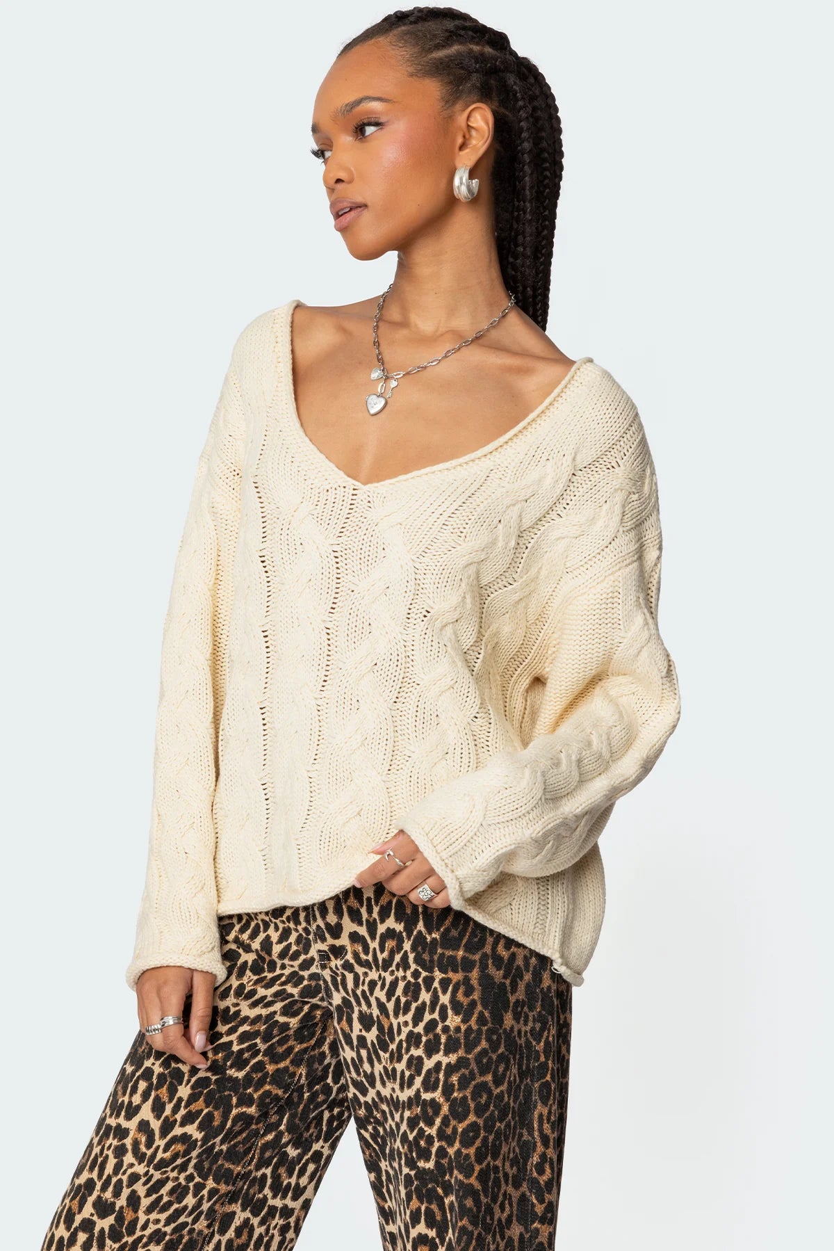 Oversize Strickpullover