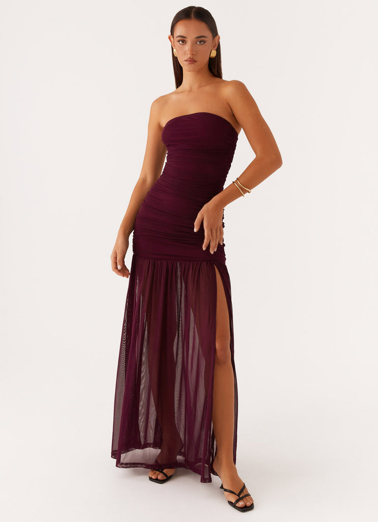 Mulberry maxi dress