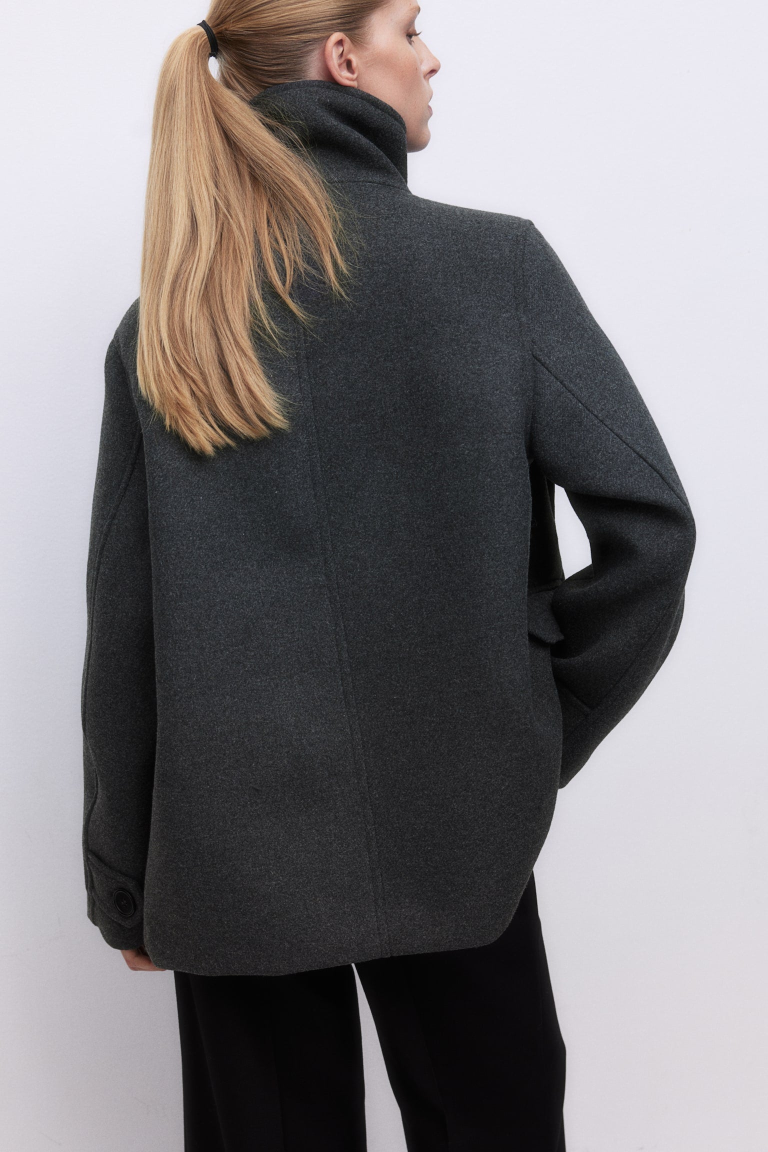 Jacke mit Stehkragen